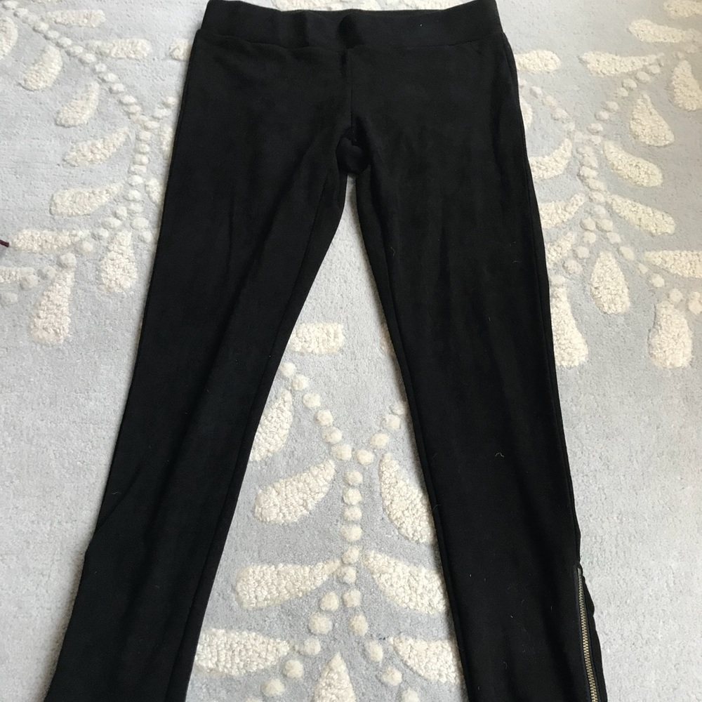 Black Suede pants from vici boutique